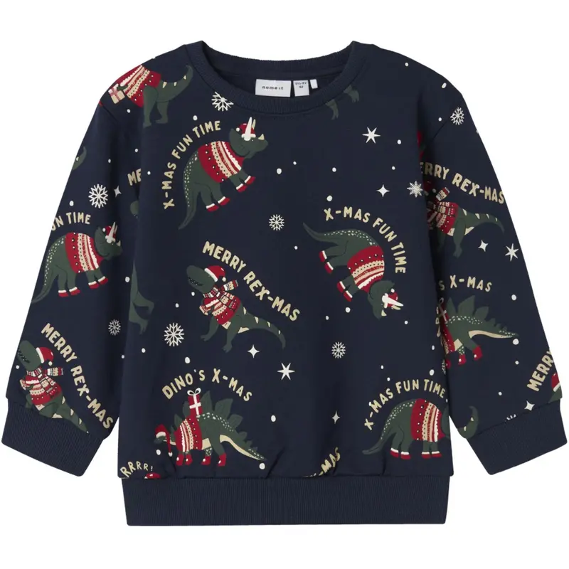 Name It Navy Blazer Nmmroka Ls Nreg Sweat Bru Box 1