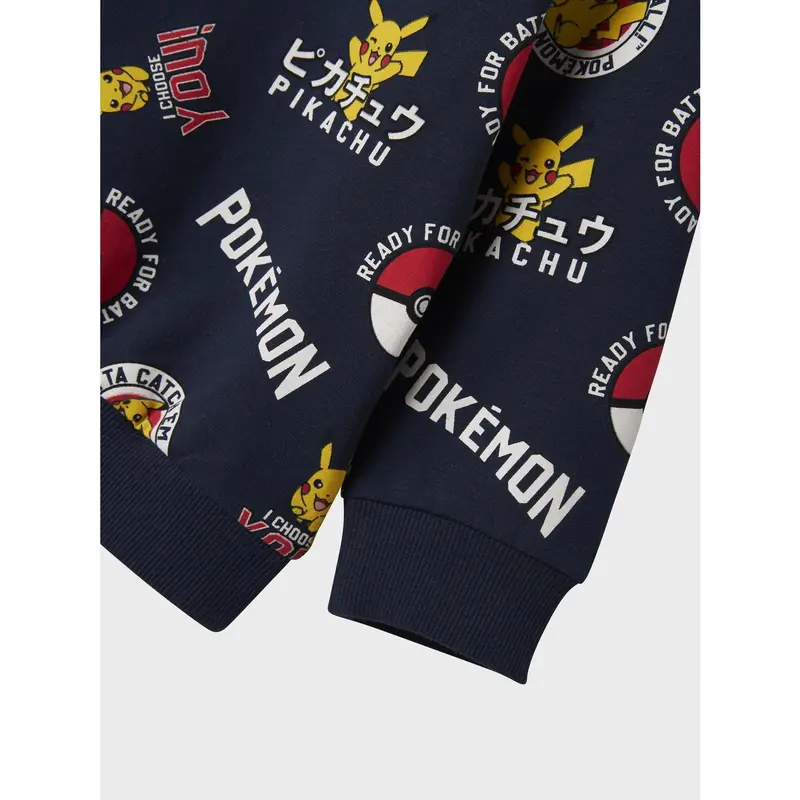 Name It Navy Blazer Nmmsilo Pokemon Nreg Sweat Bru Sky 4