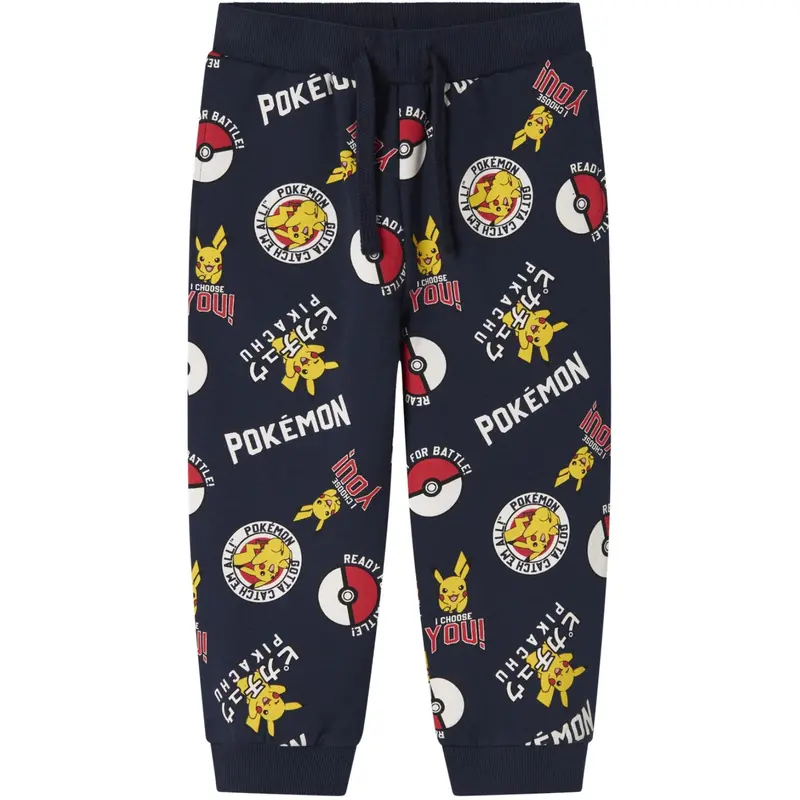 Name It Navy Blazer Nmmsilo Pokemon Nreg Sweat Bukser Bru Sky 1