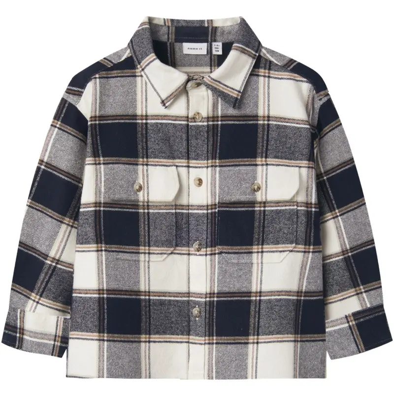 Name It Navy Blazer Nmmtamol Os Ls Skjorte 1
