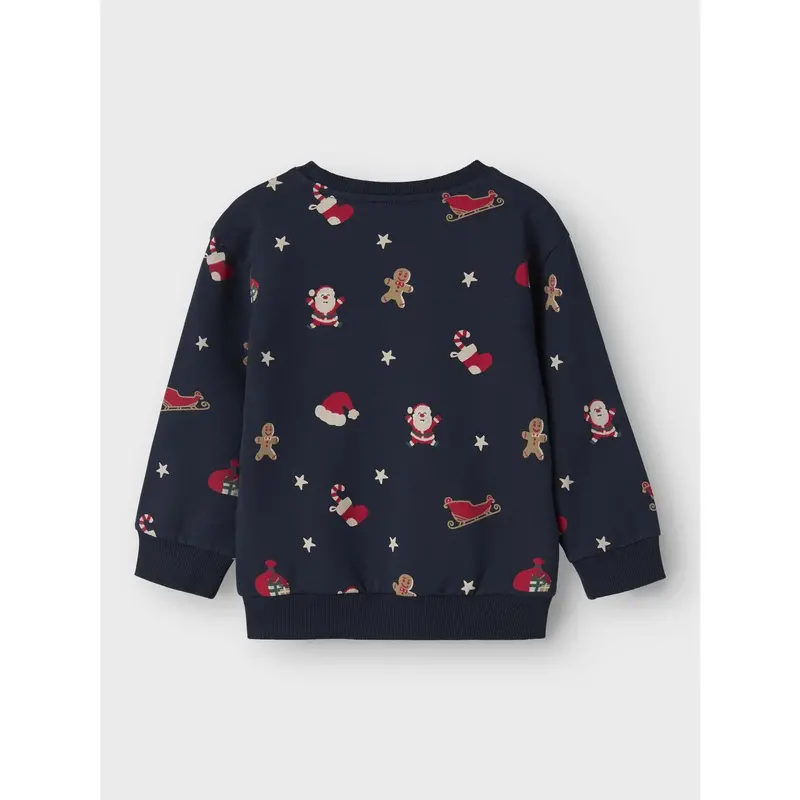 Name It Navy Blazer Nmnrohom Ls Nreg Sweat Bru 2