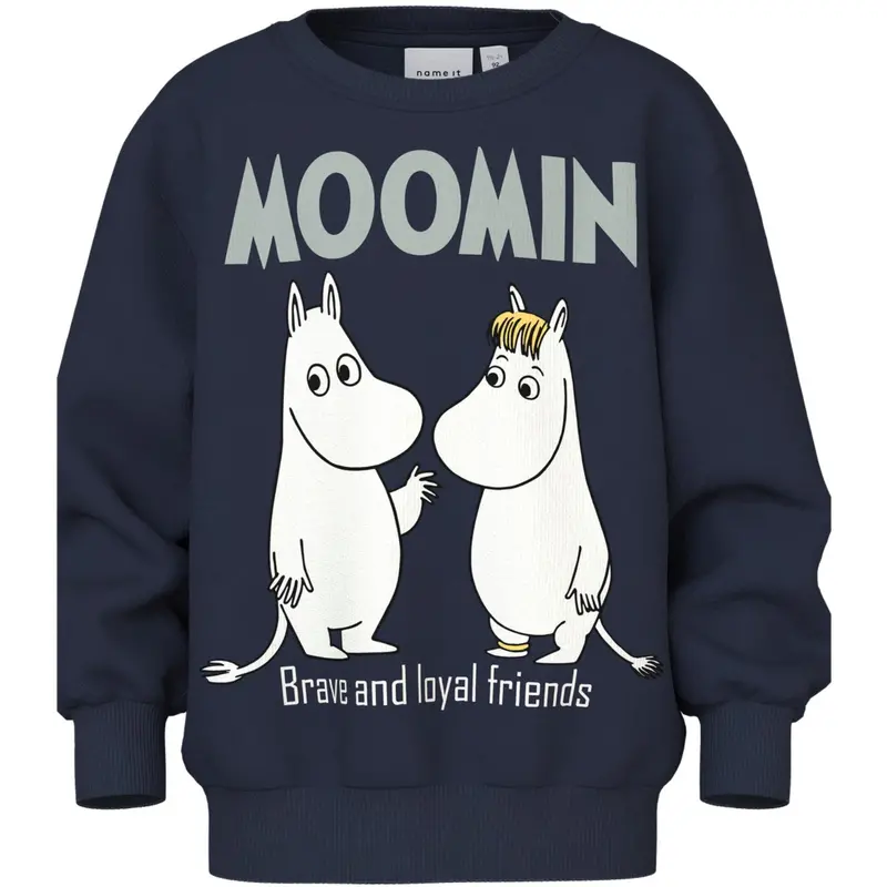 Name It Navy Blazer Nmnsloli Moomin Sweat Bru Vde 1