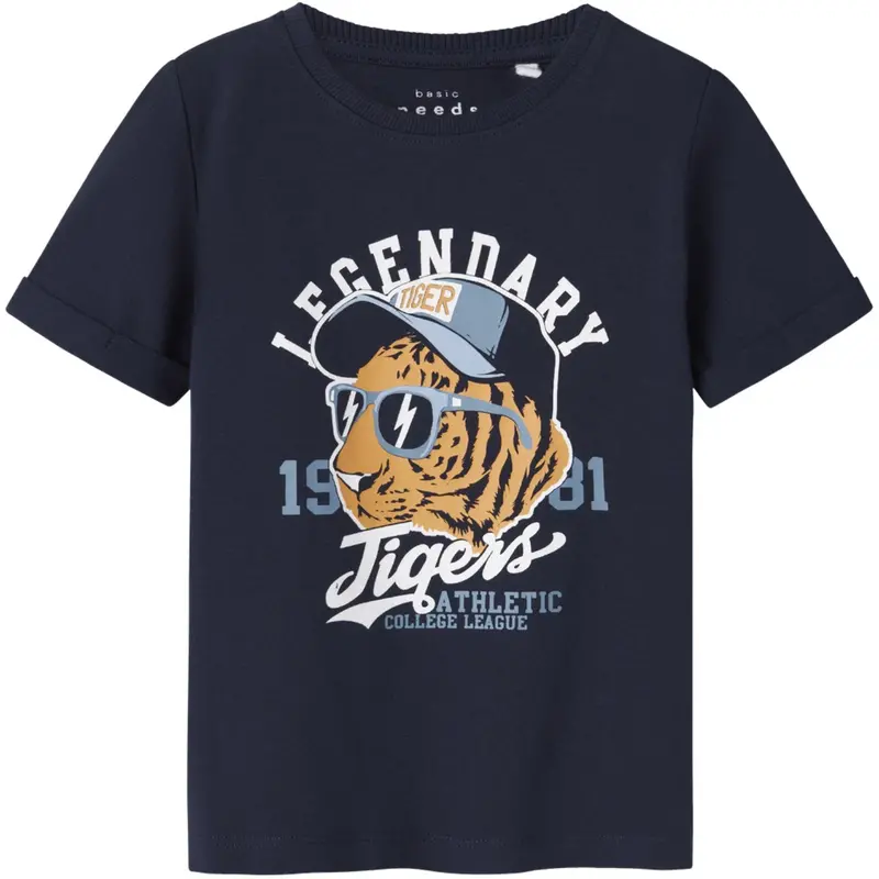 Name It Navy Blazer Tiger Nmmvux Ss Top 1