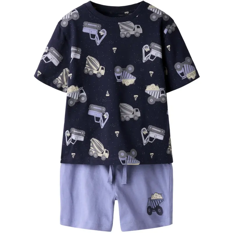 Name It Navy Blazer With Infinity Shorts Nmmhector Shorts Sæt 1