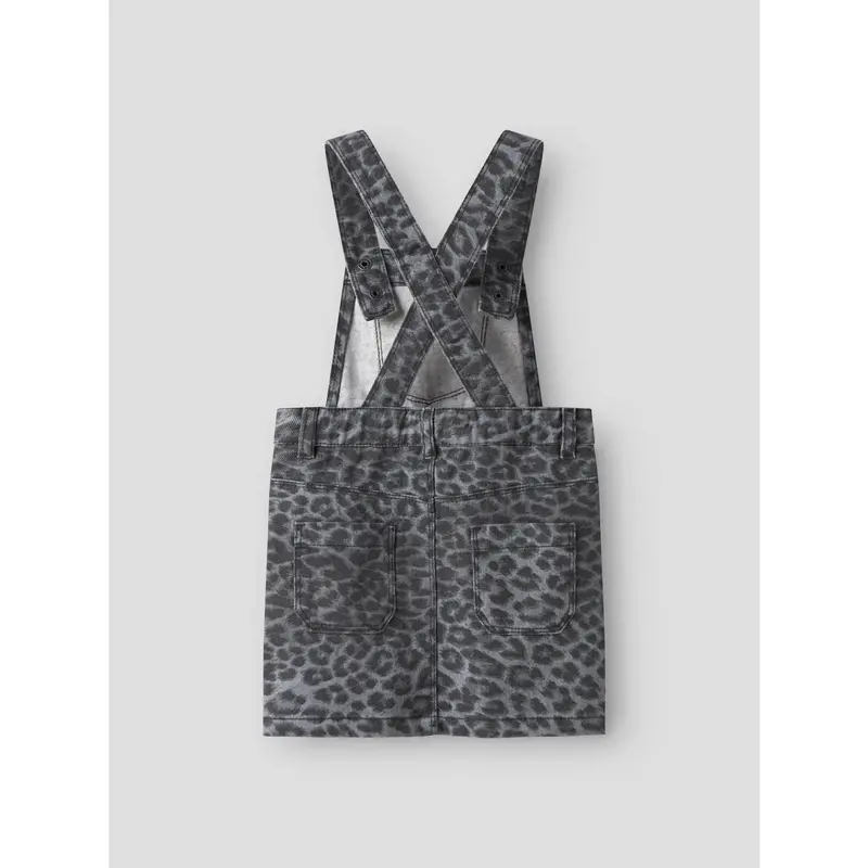 Name It Night Owl Grey Leopard Nmfophelia Twi Spencer Kjole 4444-Td 3