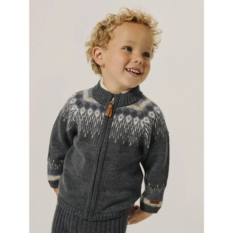 Name It Ombre Blue Iceland Nmmwriss Uld Ls Strik Card 3