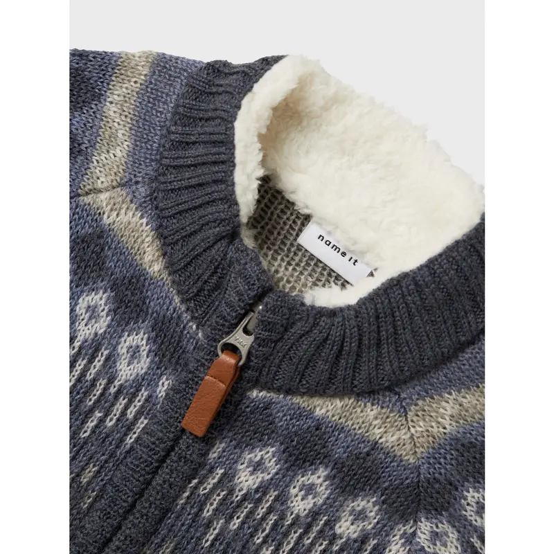 Name It Ombre Blue Iceland Nmmwriss Uld Ls Strik Card 4