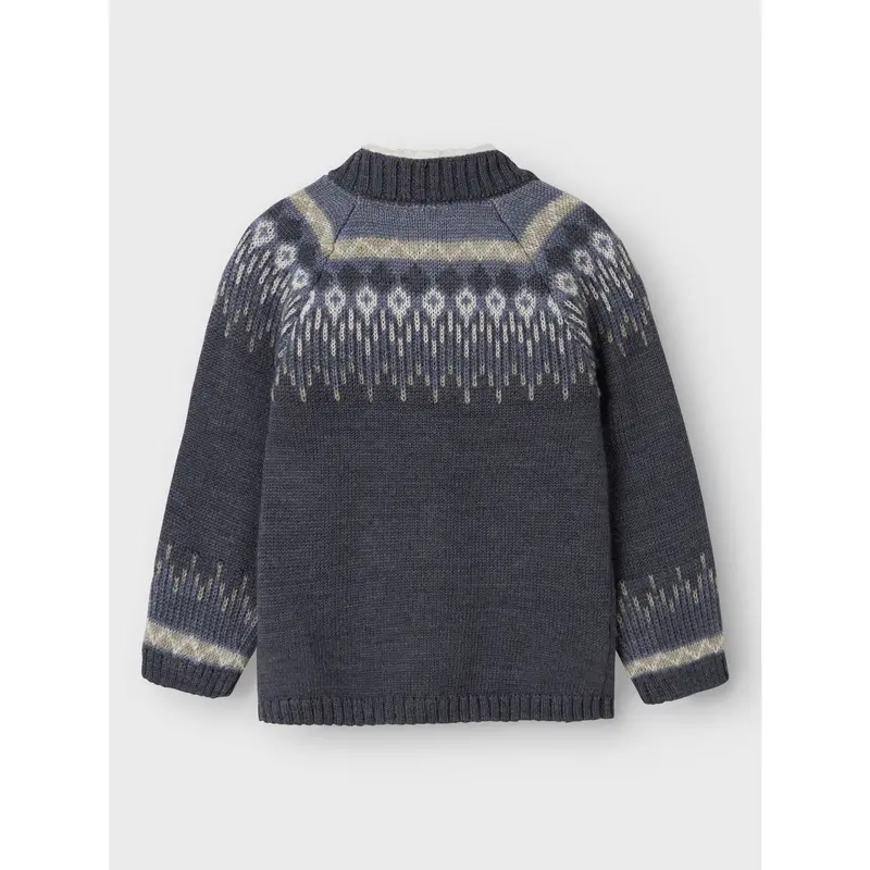 Name It Ombre Blue Iceland Nmmwriss Uld Ls Strik Card 5