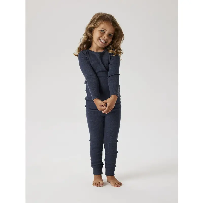Name It Ombre Blue Nmnwax Uld Rib Leggings Noos 2
