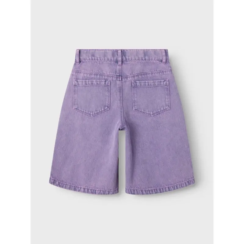 Name It Orchid Overdyed Nkfrose Dnm Hw Long Shorts 4009-Za F 4
