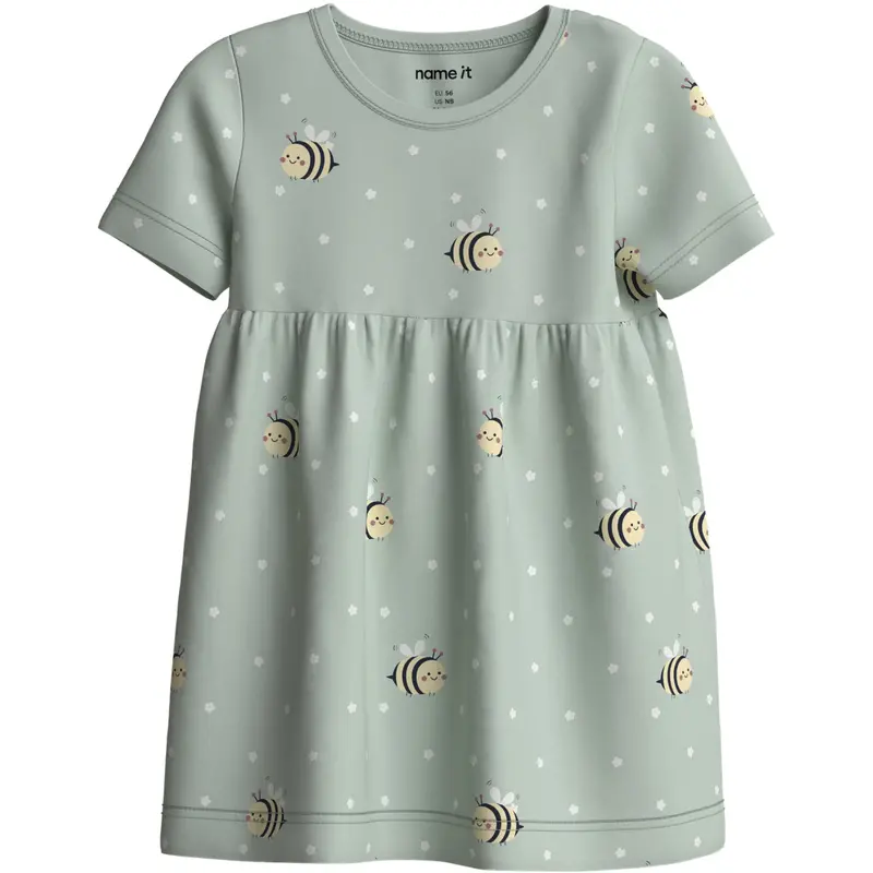 Name It Pale Aqua Bee Nbfvandora Ss Kjole Box 1
