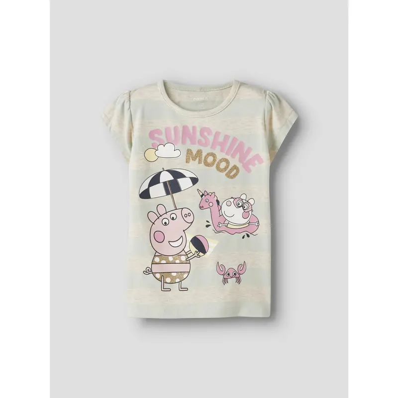 Name It Pale Aqua Nmfarra Peppa Ss Top Ss Box Cplg 3