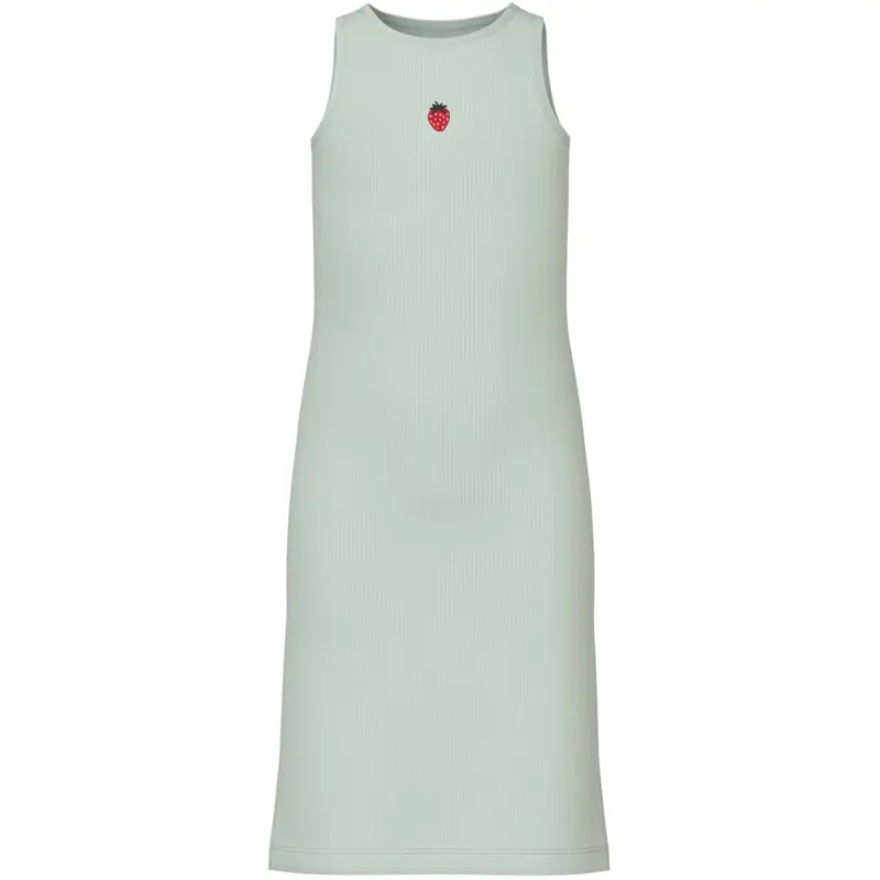Name It Pale Aqua Strawberry Nkfvivemma Tank Slim Kjole 1