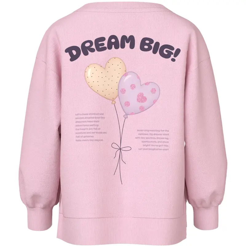 Name It Parfait Pink Nmfdenila Ls Nreg Swe Bru 2
