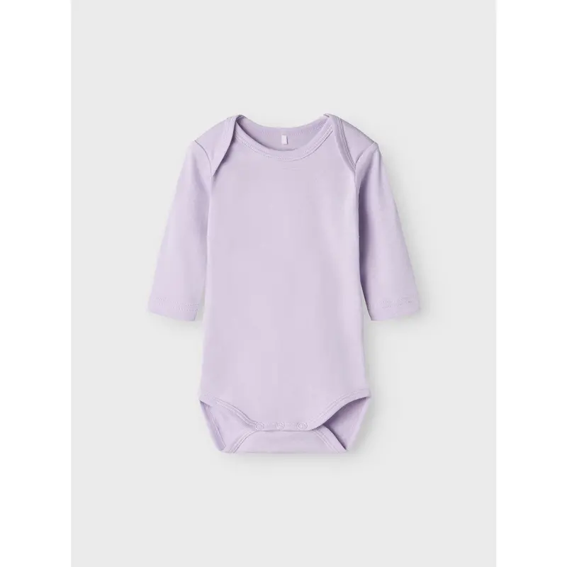 Name It Pastel Lilac Nbfbody 3P Ls Lilac Petit Flower Noos 3