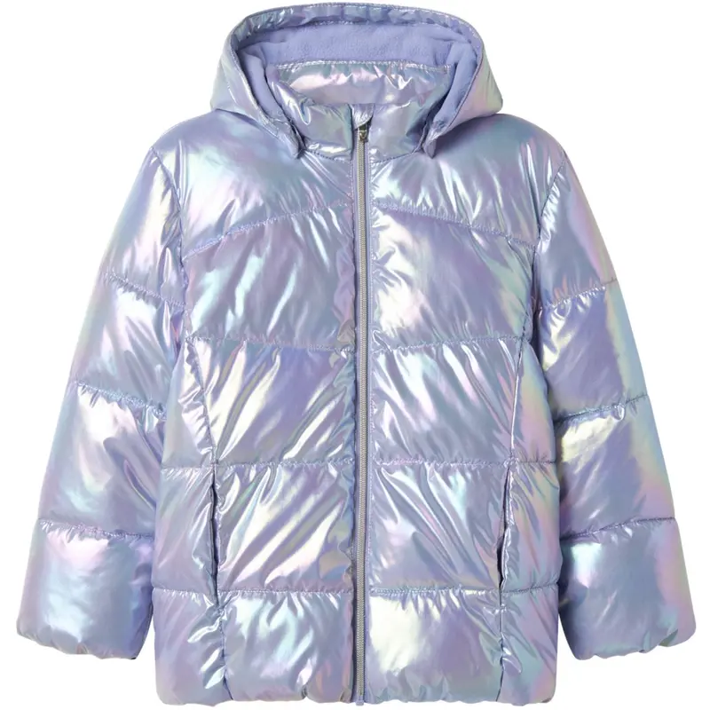 Name It Pastel Lilac Nkfmolina Puffer Jakke Shiny 1