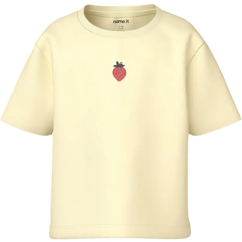Name It Pear Sorbet Strawberry Embroidery Nmfvictoria Ss Nreg Top 1