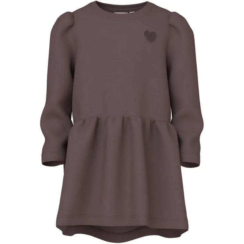 Name It Peppercorn Heart Embroidery Nmfvima Ls Swe Kjole Bru 1
