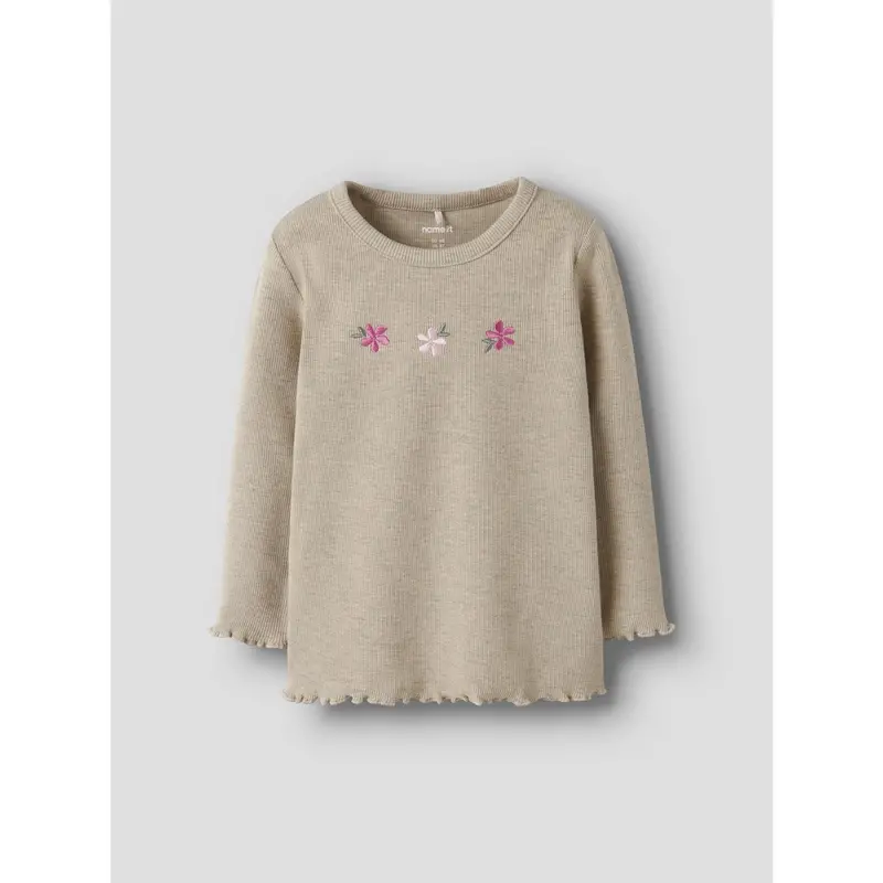 Name It Peyote Melange Nmfdari Ls Slim Top 3