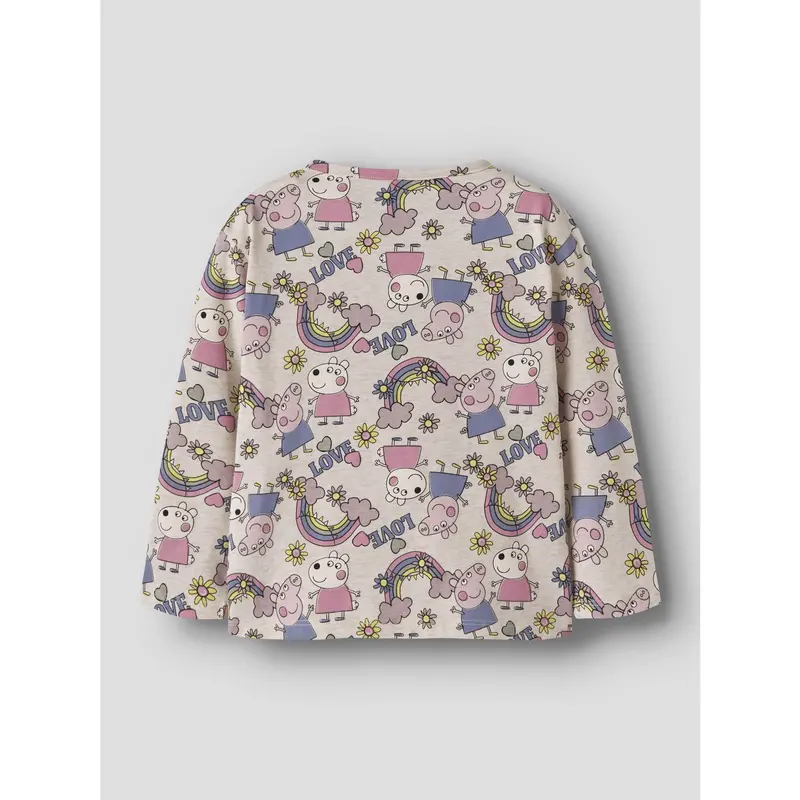 Name It Peyote Melange Nmfdarsy Peppa Ls Nreg Top Cplg 2