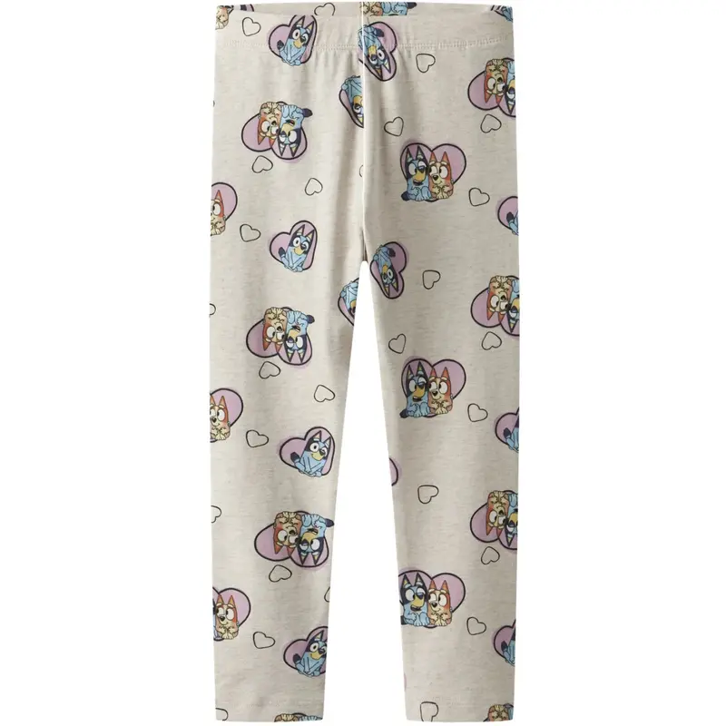 Name It Peyote Melange Nmfnessa Bluey Leggings Sky 1