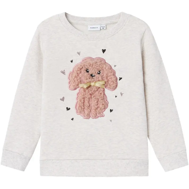 Name It Peyote Melange Nmfnuruby Nreg Sweat Bru 1