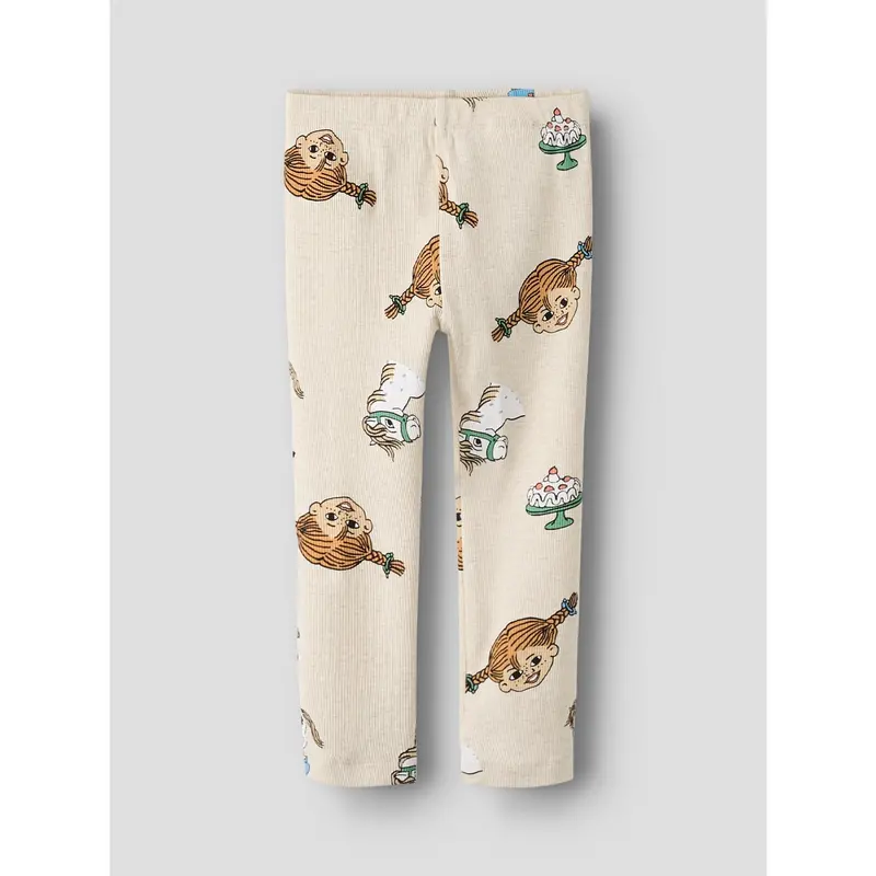 Name It Peyote Melange Nmfsoca Pippi Leggings Sky 2