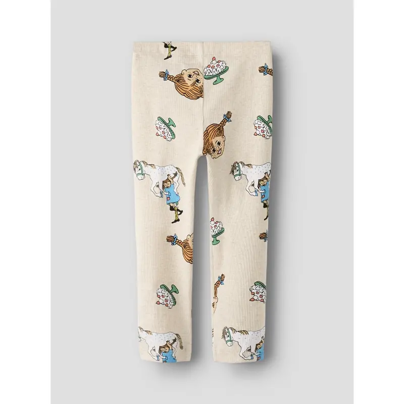 Name It Peyote Melange Nmfsoca Pippi Leggings Sky 3