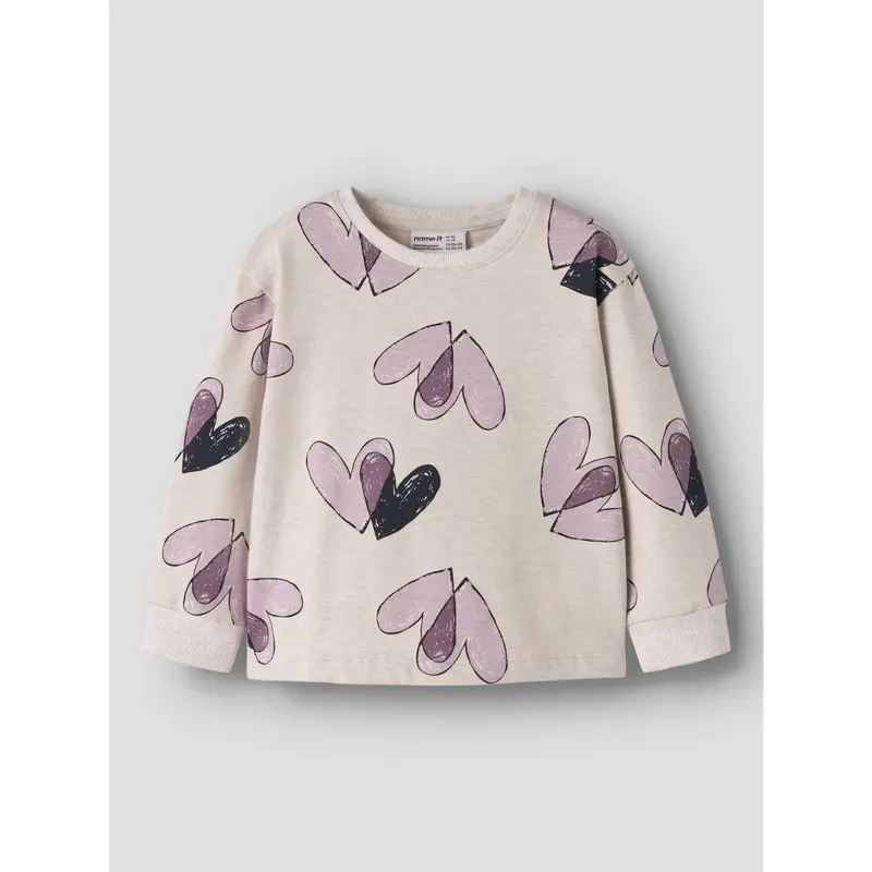 Name It Peyote Melange Nmfteart Ls Nreg Sweat Bru 3