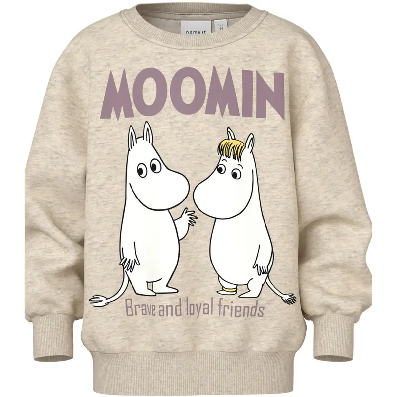 Name It Peyote Melange Nmnsloli Moomin Sweat Bru Vde 1