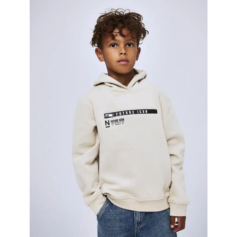 Name It Peyote Nkmleonas Ls Nreg Sweat Wh Bru 2