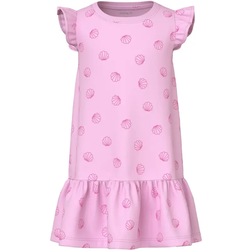 Name It Pirouette Sea Shells Pink Nmfvida Capsl Kjole 1