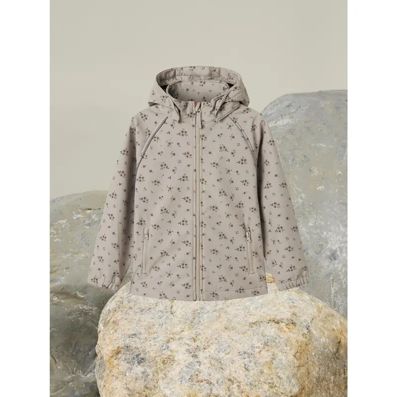 Name It Pure Cashmere Bouquet Nkfalfa08 Softshell Jakke Aop Fo 2