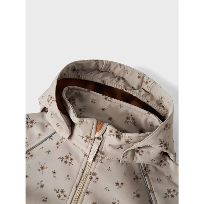 Name It Pure Cashmere Bouquet Nkfalfa08 Softshell Jakke Aop Fo 3