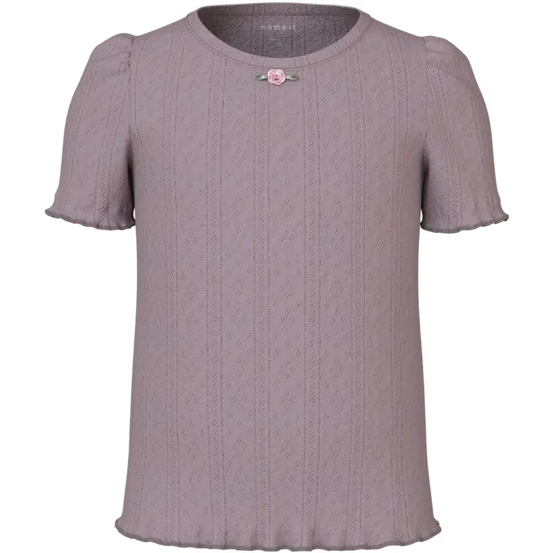 Name It Purple Dove Jsilke Slim T-Shirt 1