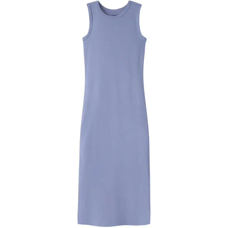 Name It Purple Impression Nkfnakal Sl Slim Maxi Kjole Noos 1