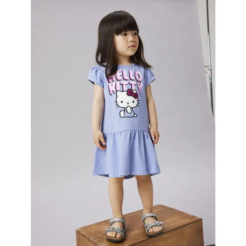 Name It Purple Impression Nmffidi Hellok Ss Kjole Sky 2