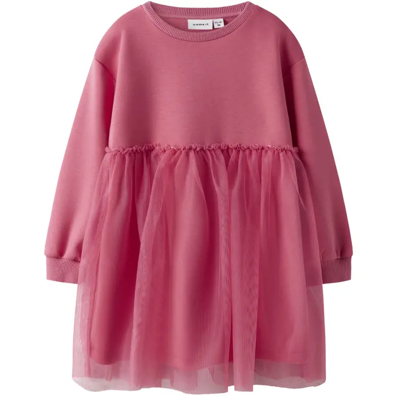 Name It Rapture Rose Nmfkersti Sweat Kjole Unb 1
