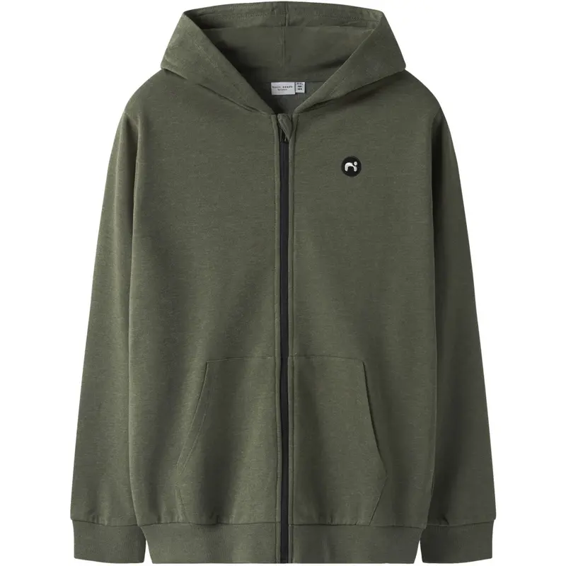 Name It Rifle Green Nkmvimo Ls Sweat Card Bru Noos 1