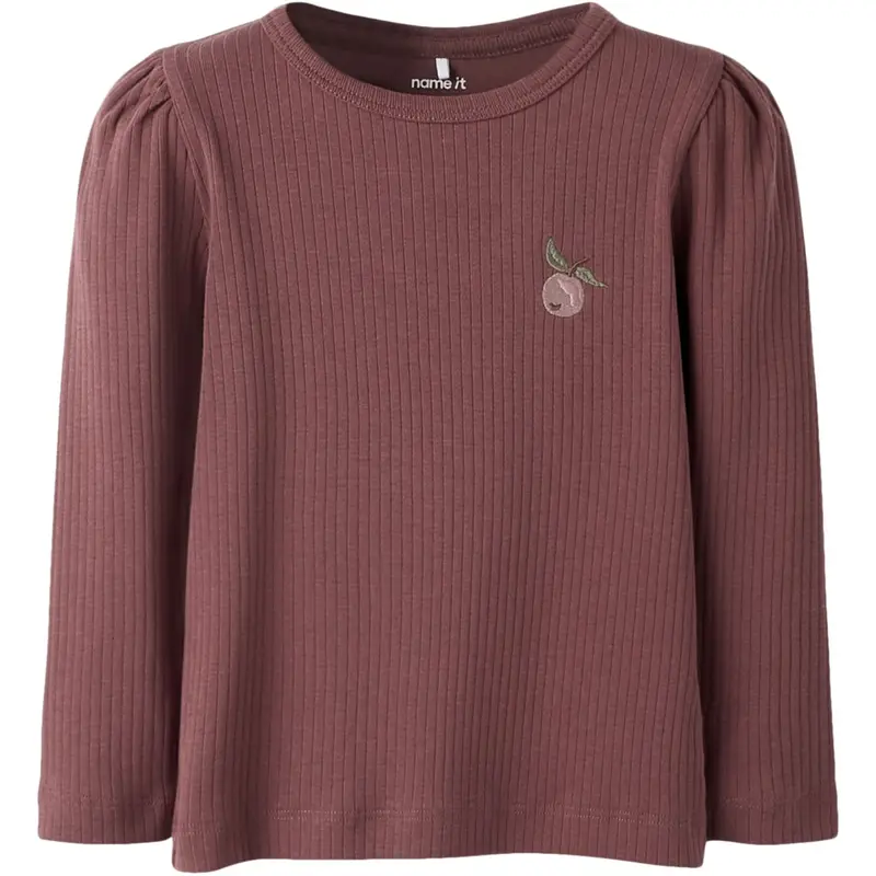 Name It Rose Brown Nmfolika Ls Xsl Top 4