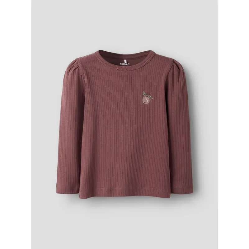 Name It Rose Brown Nmfolika Ls Xsl Top 6