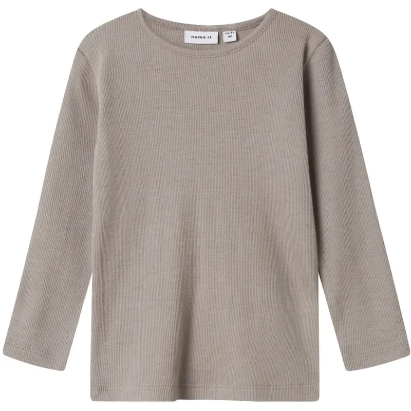 Name It Satellite Nmmwossa Wo/Si Rib Ls Top 1