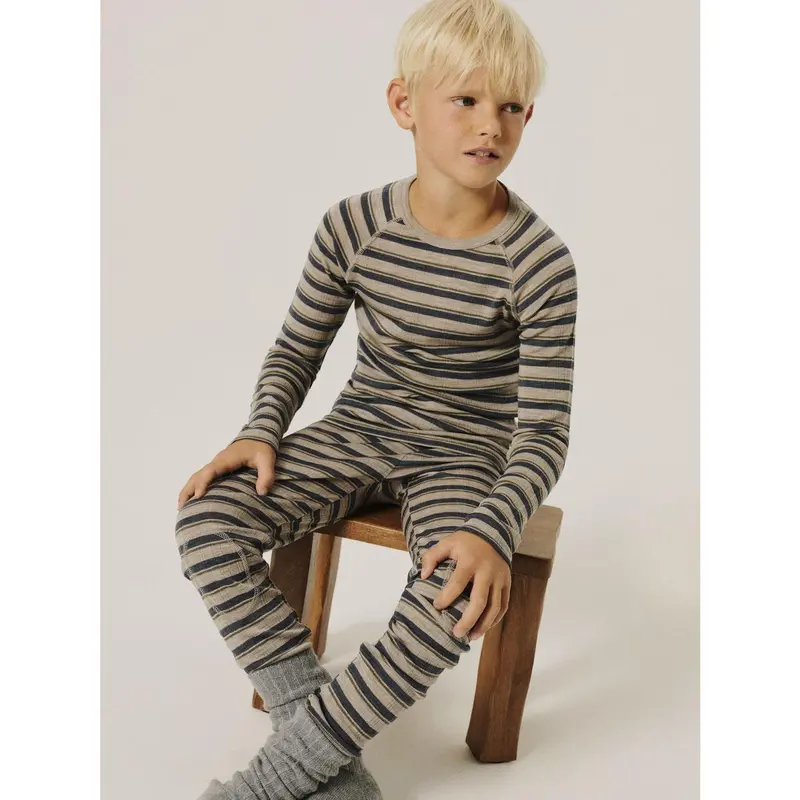 Name It Satellite Ombre Blue Nkmwang Uld Needle Long Johns Stripe 2