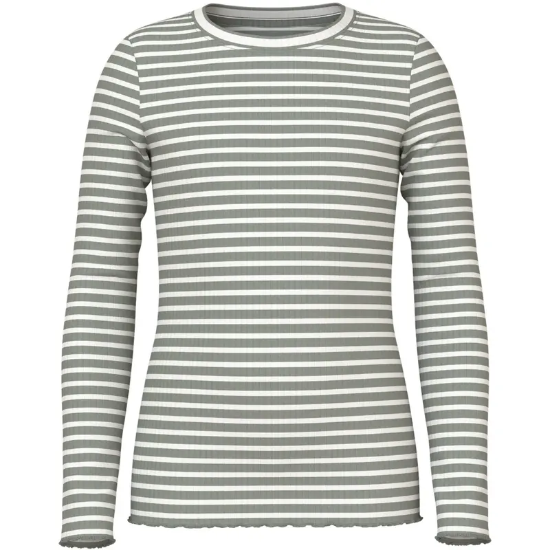 Name It Shadow Cloud Dancer Nkfvemma Ls Slim Top 1