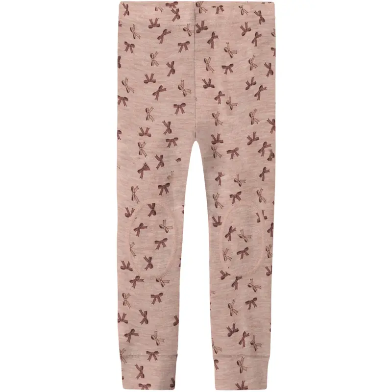 Name It Shadow Gray Bows Nmfwang Uld Rib Leggings Aop 1