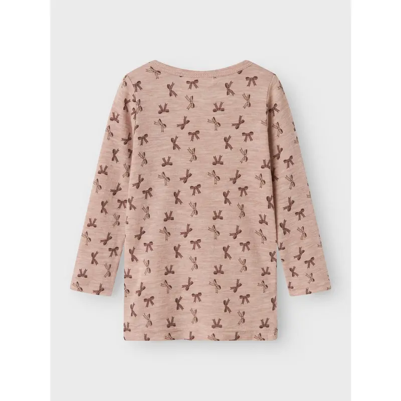 Name It Shadow Gray Bows Nmfwang Uld Rib Ls Top Aop 3