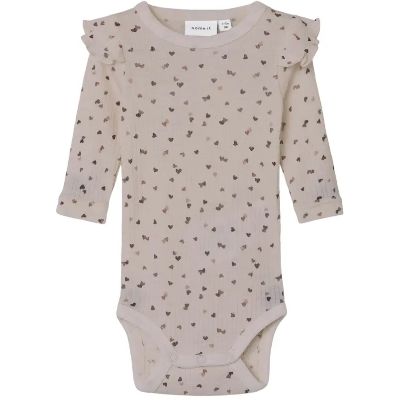 Name It Shadow Gray Dots Nbfwomi Wo/Mo Ls Body 1