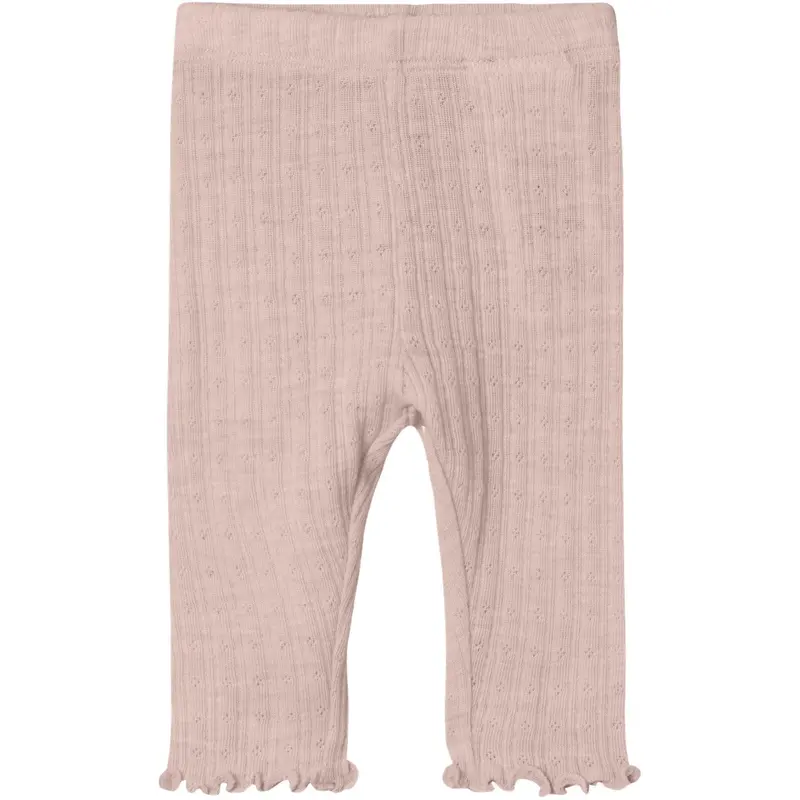 Name It Shadow Gray Nbfwossa Wo/Si Rib Leggings 1