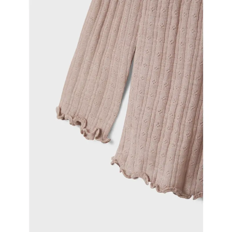 Name It Shadow Gray Nmfwossa Wo/Si Rib Ls Top 2
