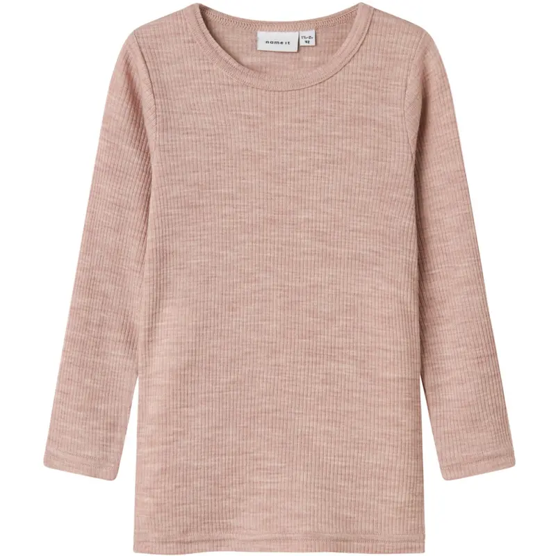 Name It Shadow Gray Nmnwax Uld Rib Ls Top Noos 1